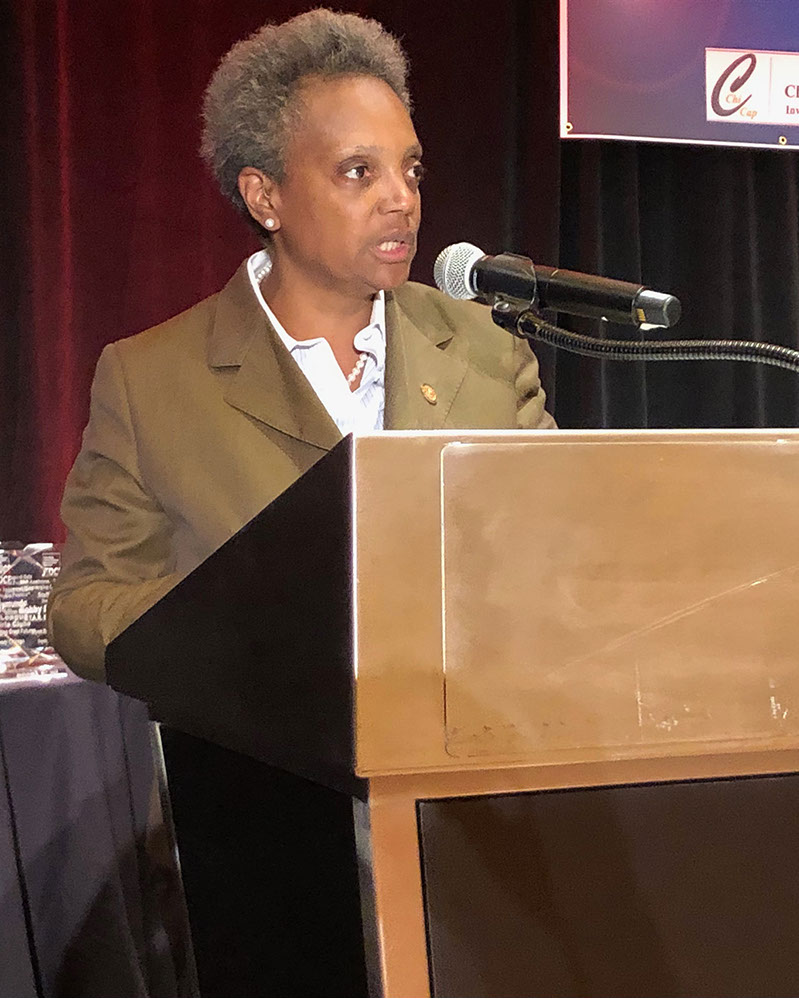 Mayor Lori Lightfoot served as chair of the Juvenile Temporary Detention Center Foundation’s first-ever fundraiser gala. 